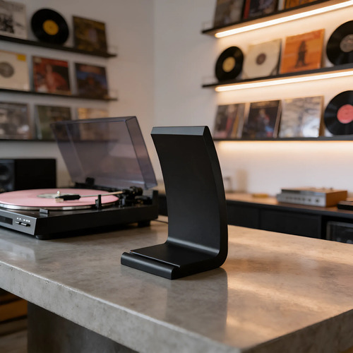 Porta Soporte Exhibidor Minimalista De Vinilos Stand 1