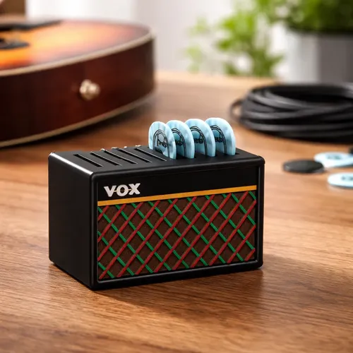 Soporte Uñetas De Guitarra Tematica Vox 9 Bahias 1