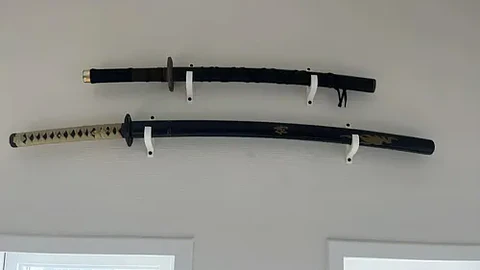 Soporte Pared Para Katanas Espadas Samurai