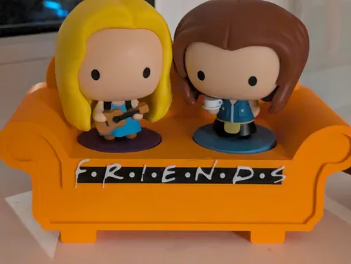 Sofá Exhibición Versión Friends Para Figuras Mcdonald's 7