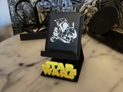 Soporte Escritorio Para Teléfono Versión Mandaloriano 3