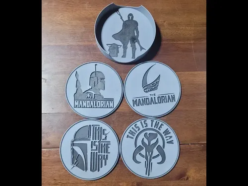 Posavasos Versión Mandalorianos 2