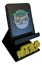 Soporte Escritorio Para Teléfono Versión Baby Yoda - Miniatura 1