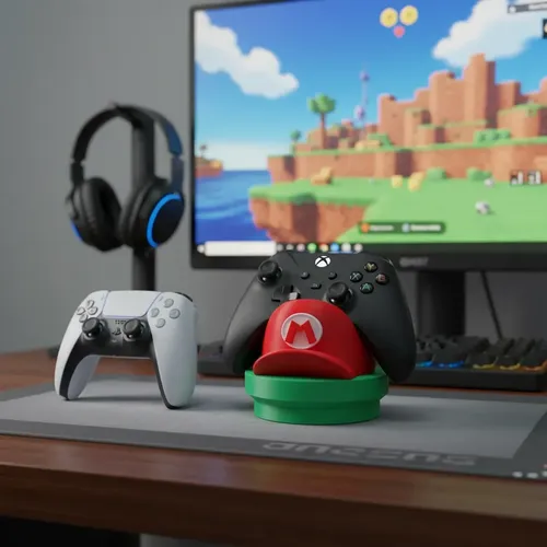 Soporte Joystick Versión Gorra Mario Bros 4