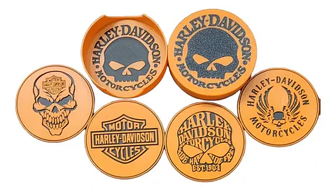 Posavasos Versión Diseño Harley-davidson