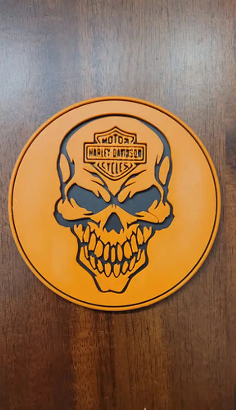 Posavasos Versión Diseño Harley-davidson