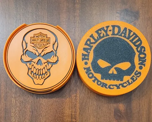 Posavasos Versión Diseño Harley-davidson 6