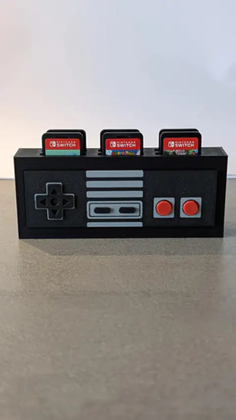 Base Organizador Para Juegos Nintendo Switch Tematica Nes