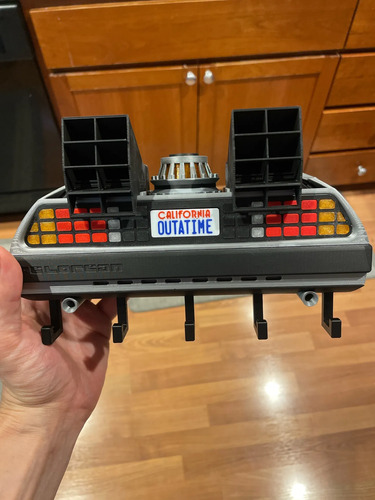 Colgador De Llaves Versión Delorean 2
