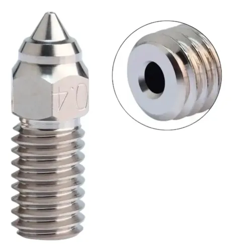 Boquilla 0.4mm Acero Inoxidable Ender 3 V3 Se 1
