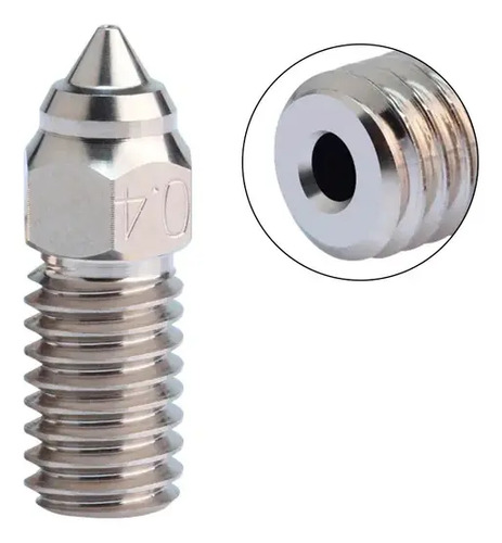 Boquilla 0.4mm Acero Inoxidable Ender 3 V3 Se 4