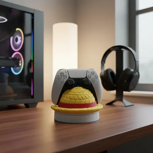 Soporte Joysticks Versión Sombrero De Paja One Piece 5
