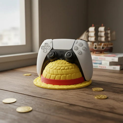 Soporte Joysticks Versión Sombrero De Paja One Piece 7