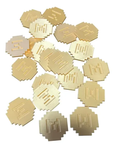 Monedas Tematica Minecoins De Minecraft (pack X20u) 5