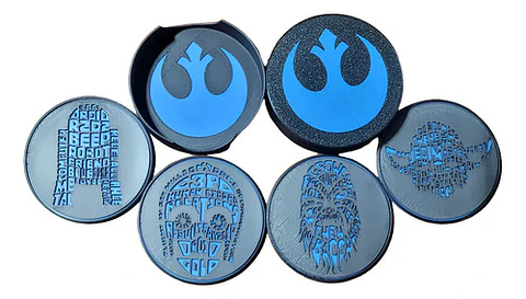Posavasos Versión Alianza Rebelde De Star Wars