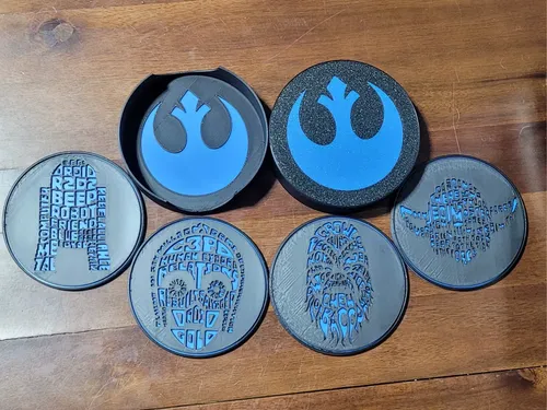 Posavasos Versión Alianza Rebelde De Star Wars 2