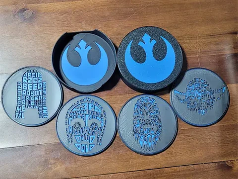 Posavasos Versión Alianza Rebelde De Star Wars