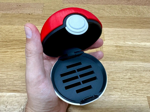 Caja Organizadora Pokeball Para Juegos Nintendo Switch 4