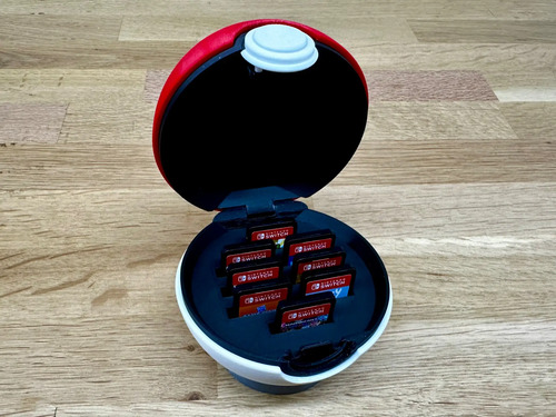Caja Organizadora Pokeball Para Juegos Nintendo Switch 6