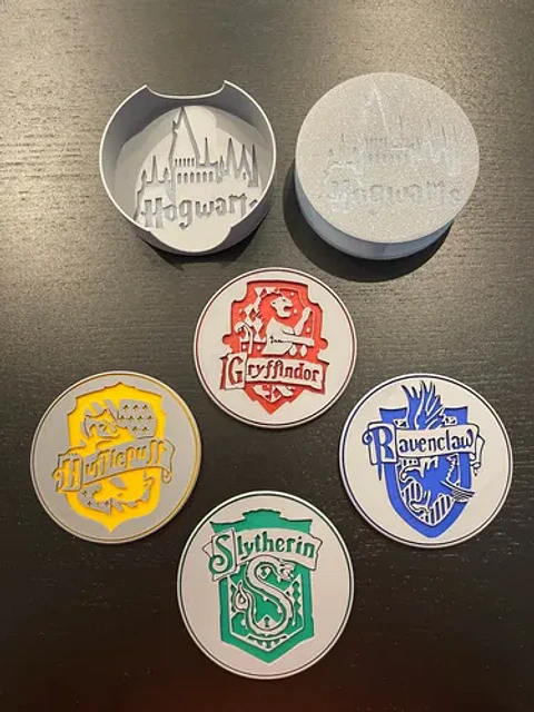 Posavasos Versión Casas De Hogwarts