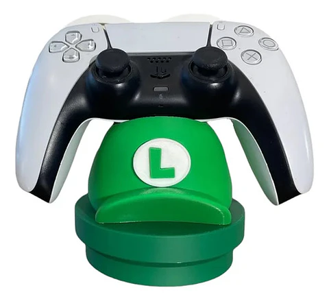 Soporte Joystick Versión Sombrero De Luigi