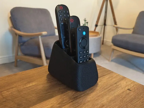 Soporte Minimalista Control Remoto Tv 3 Bahias 2