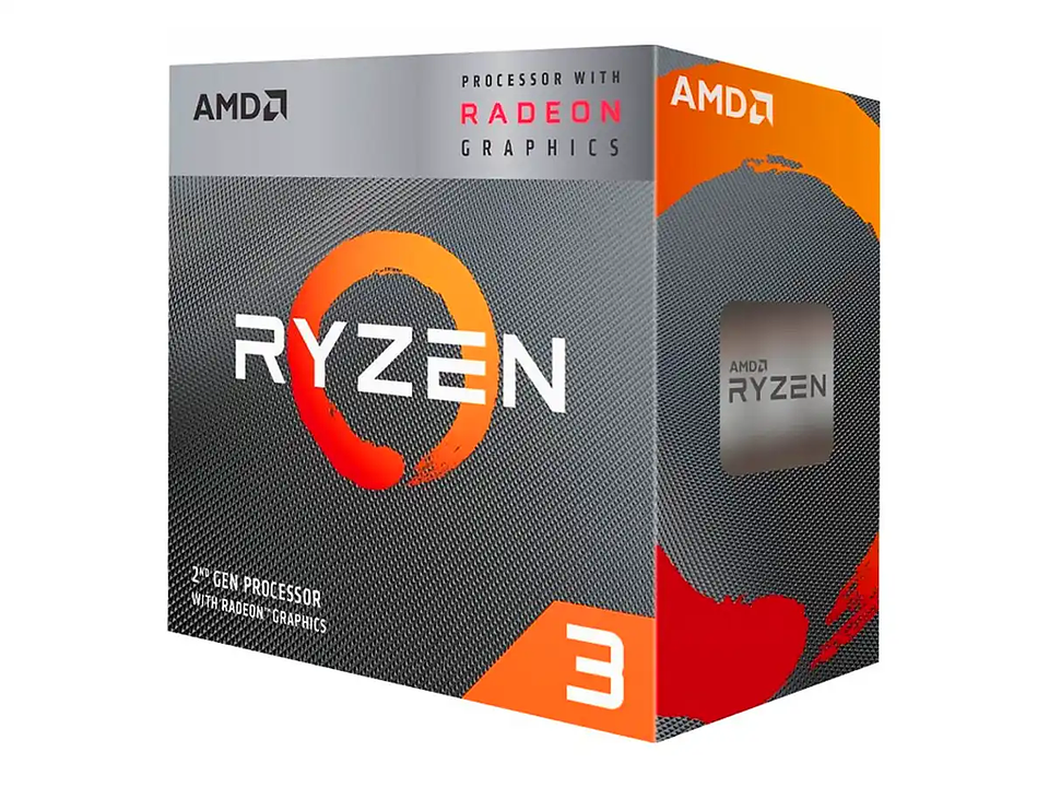 Procesador AMD RYZEN 3 3200G 3.6GHZ HASTA 4GHZ 4MB -  AM4, 4 NUCLEOS 1