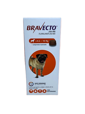 Bravecto 4.5 a 10Kg