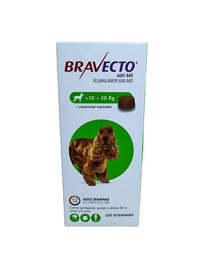 Bravecto Antiparasitario 10 a 20Kg