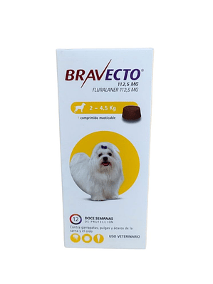 Bravecto Antiparasitario 2 a 4.5Kg
