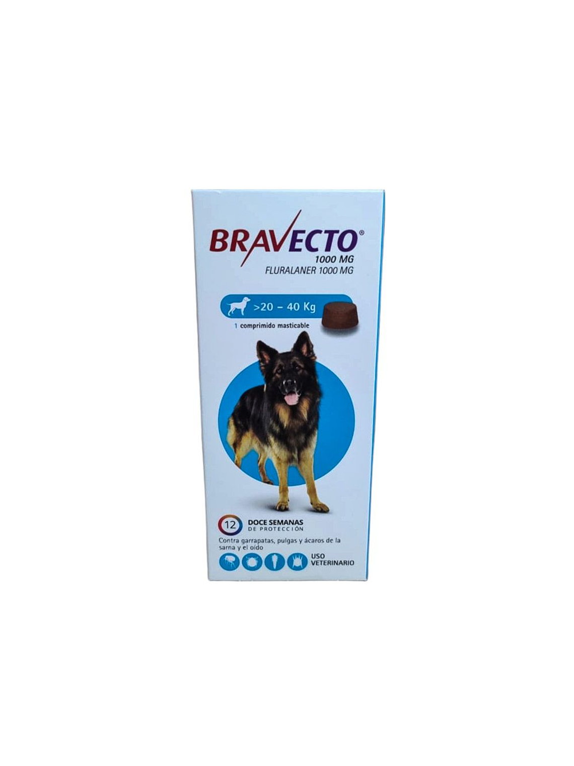 Bravecto Antiparasitario 20 a 40Kg 1
