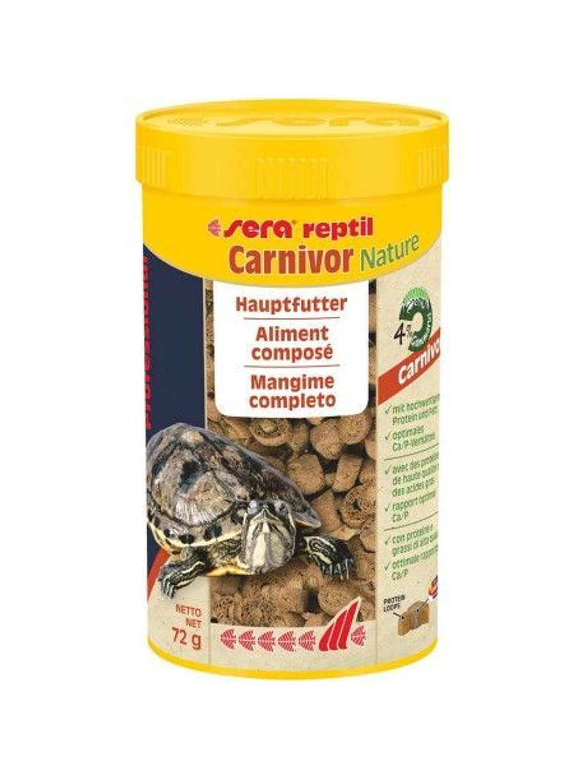Sera Reptil Carnivor Nature 72gr 1