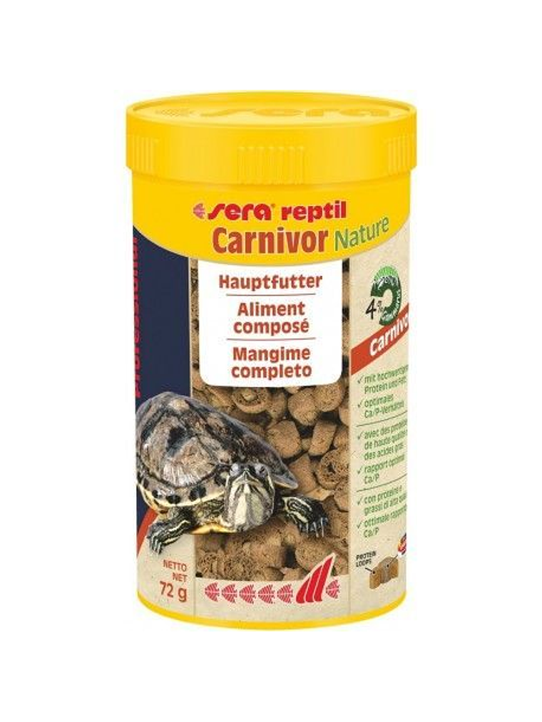 Sera Reptil Carnivor Nature 72gr 1