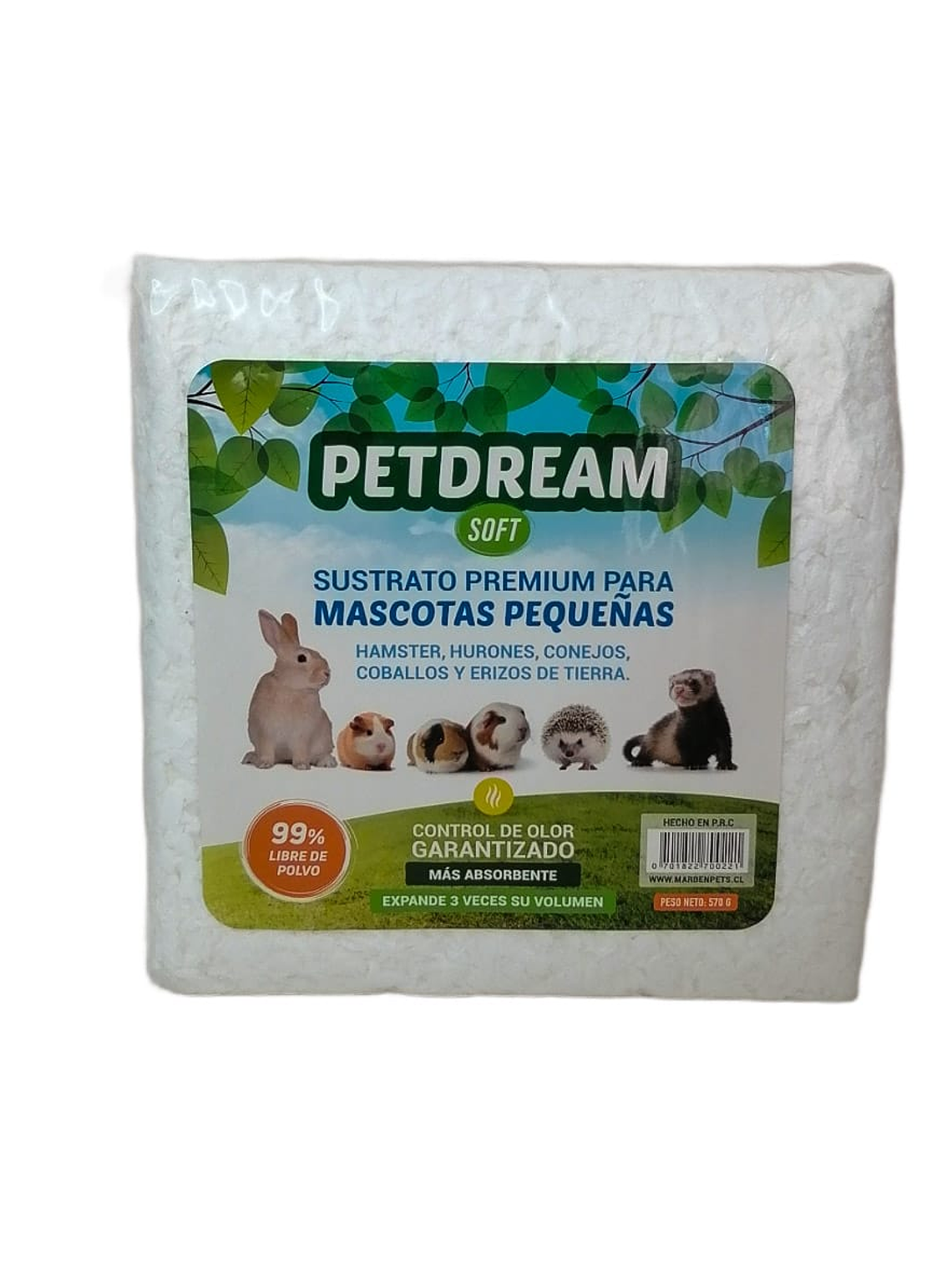 Sustrato Blanco Pet Dream 1