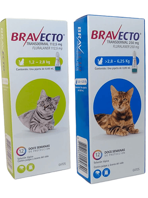 Bravecto Plus Pipeta Gato