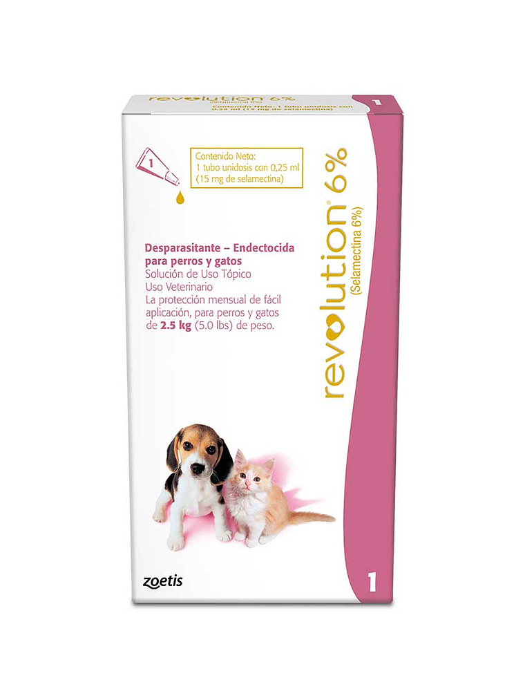 Revolution 6% Perro y Gato 2.5kg 1