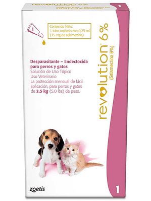 Revolution 6% Perro y Gato 2.5kg
