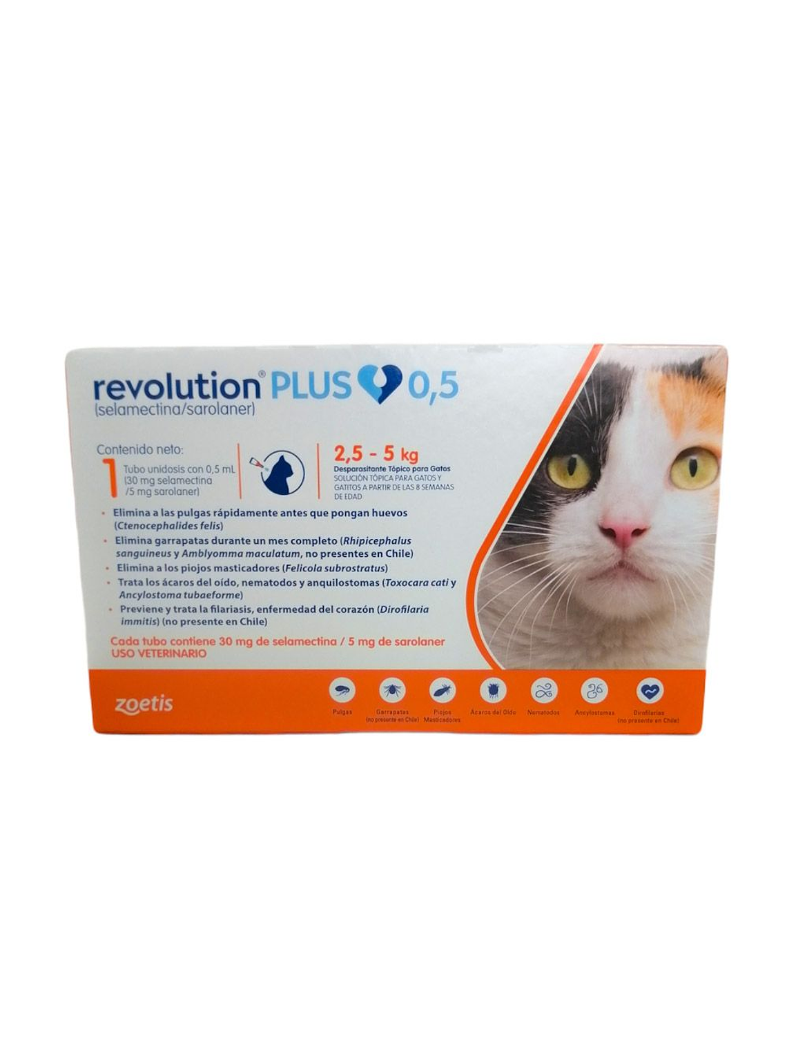 Antiparasitario Revolution Plus 0.5ml Gato 1