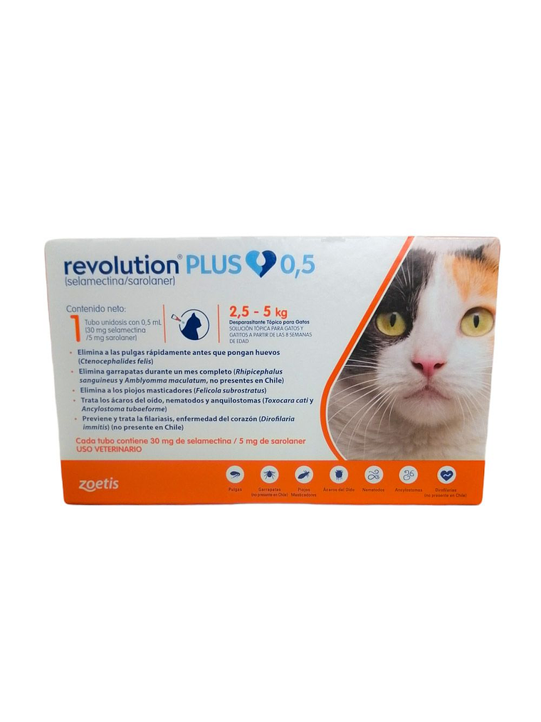 Antiparasitario Revolution Plus 0.5ml Gato 1