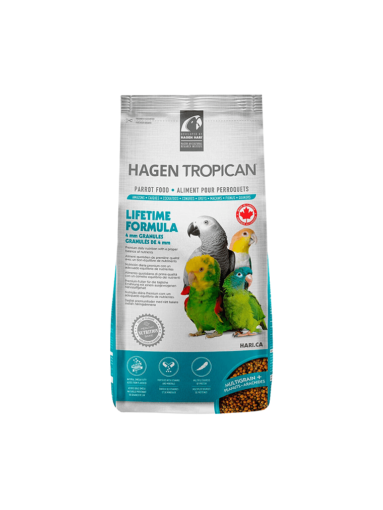 Tropican Mantención Gránulos Loros 1