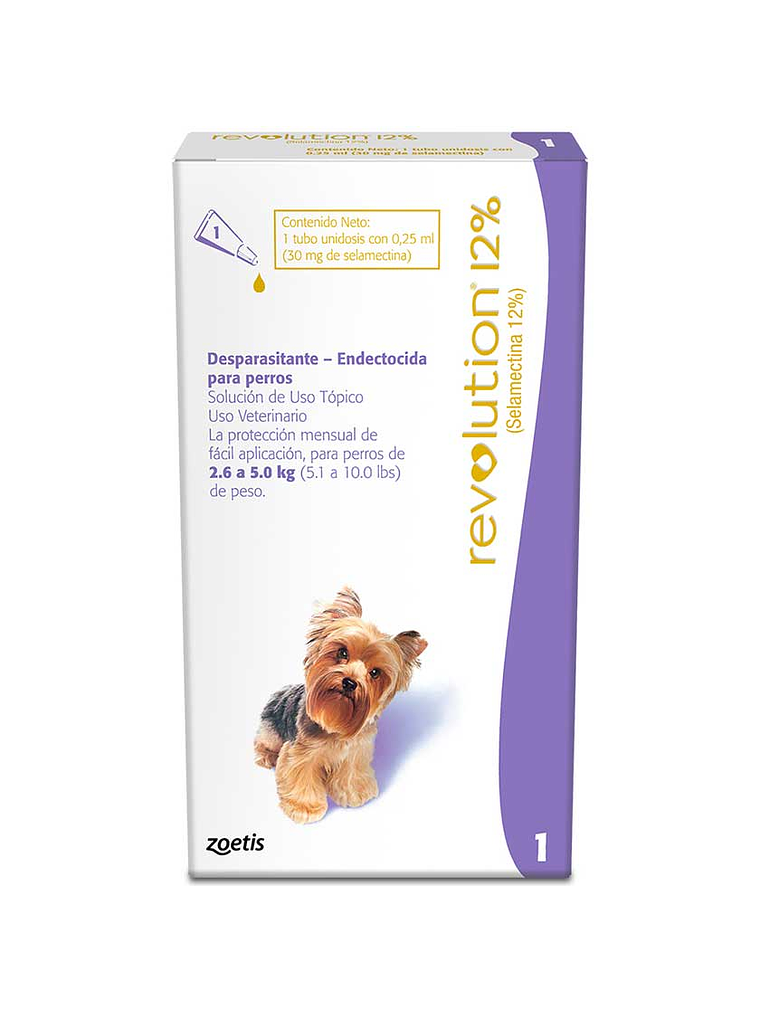 Revolution 12% Perros 2.6 a 5kg 1