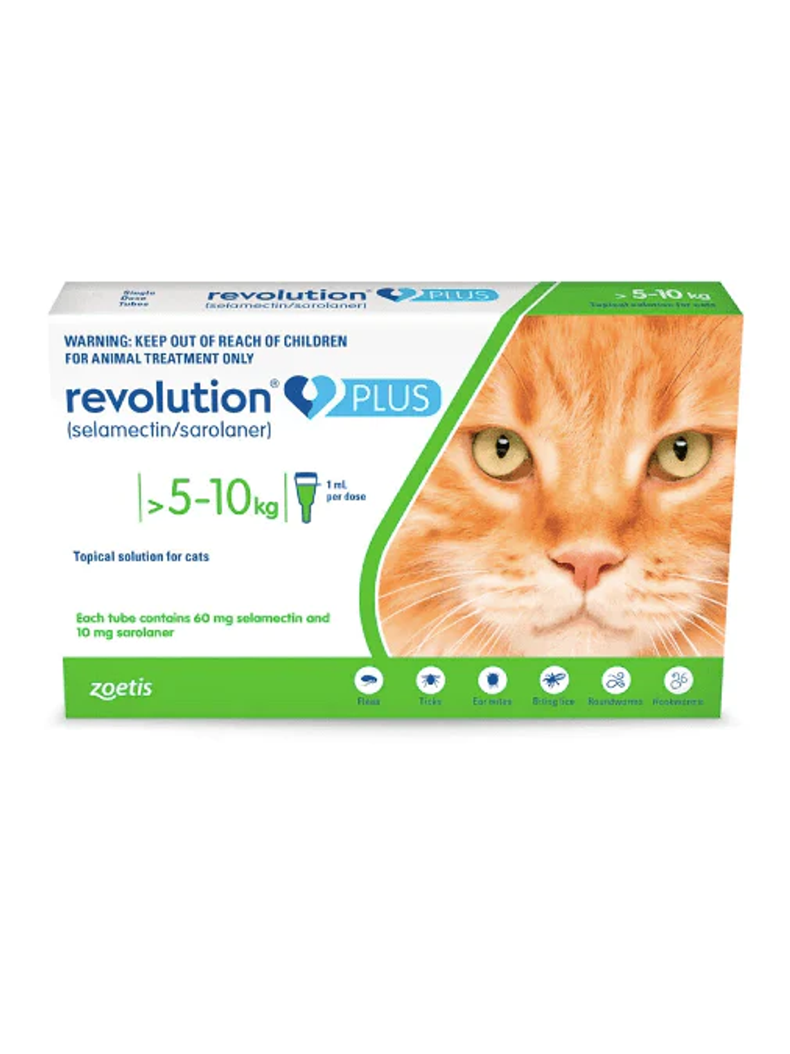 Antiparasitario Revolution Plus Gato 5a10Kg 1