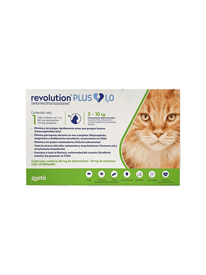Antiparasitario Revolution Plus Gato 5a10Kg