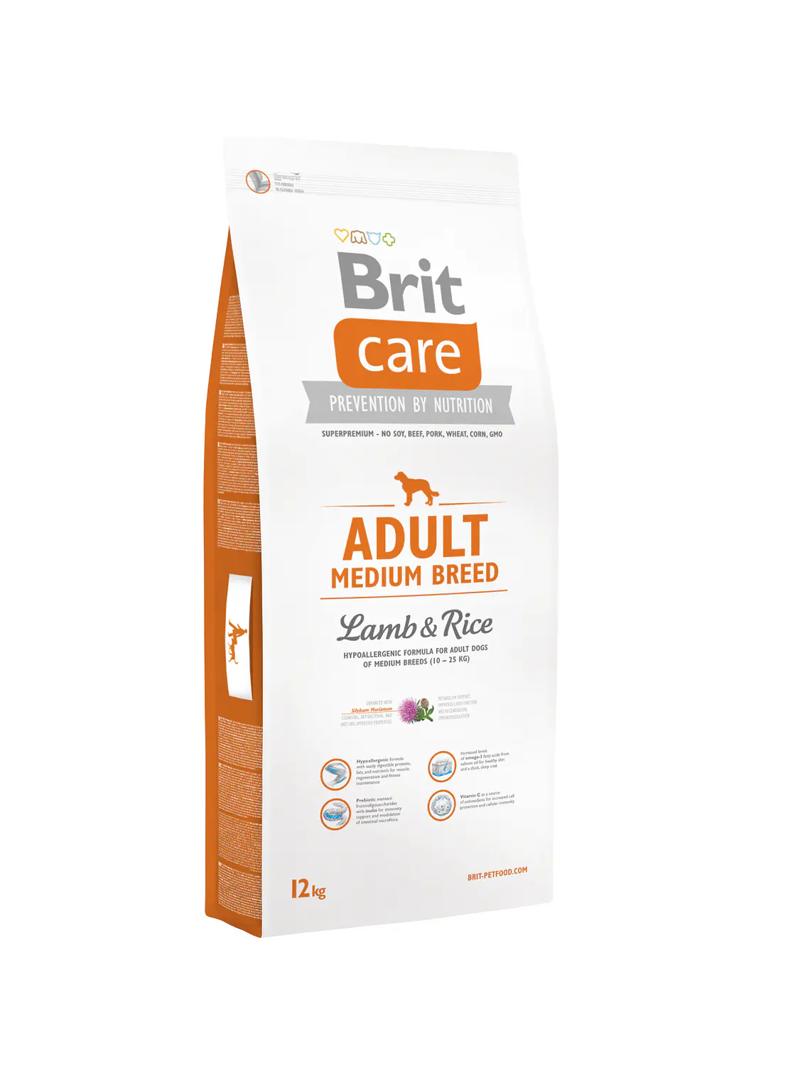 Brit Care Adulto Raza Mediana L&R 12kg 1