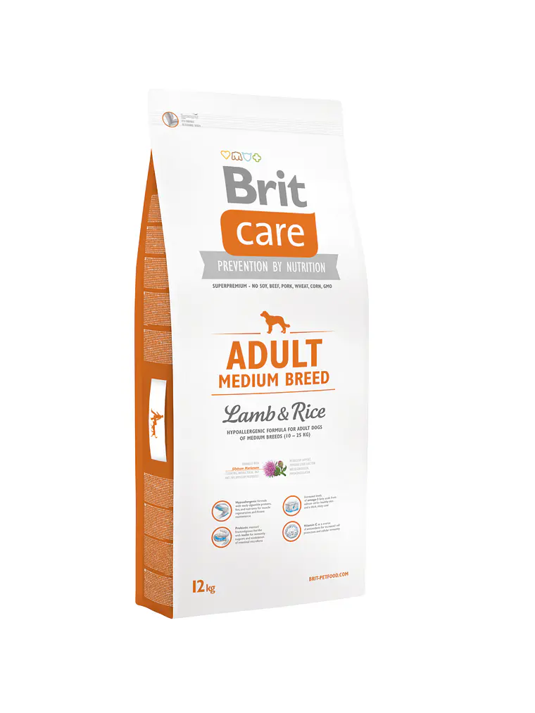 Brit Care Adulto Raza Mediana L&R 12kg 1