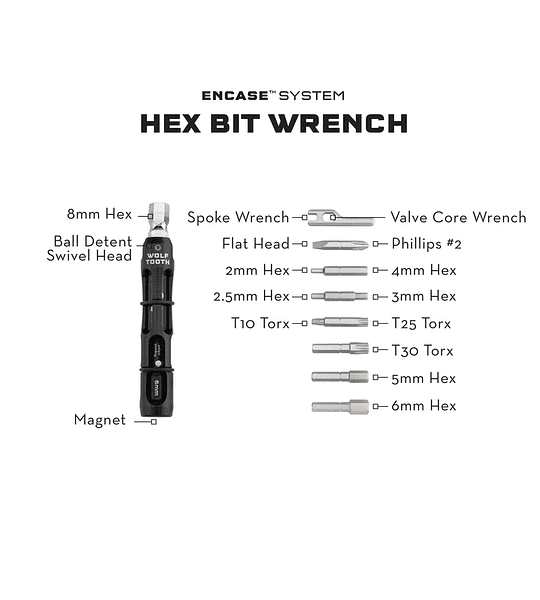 Multiherramienta Cadena + Neumático Wolf Tooth EnCase 