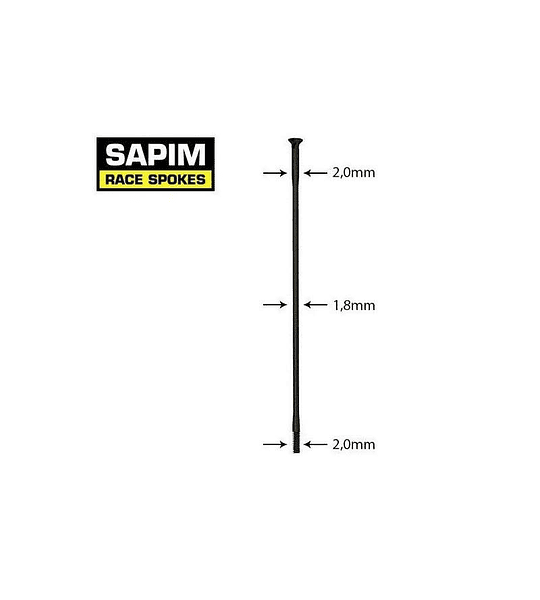 Rayo Sapim Race - Straight Pull 284 