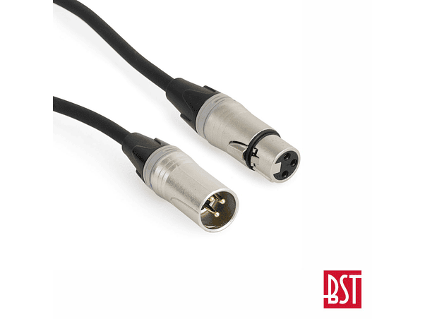 CABO DMX XLR 3P MACHO / XLR 3P FÊMEA 20M BST 1