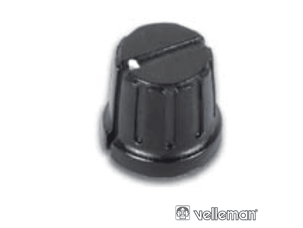 BOTÃO PRETO COM PONTO BRANCO 20.8X6MM 1