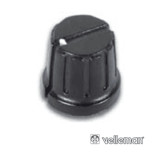 BOTÃO PRETO COM PONTO BRANCO 20.8X6MM